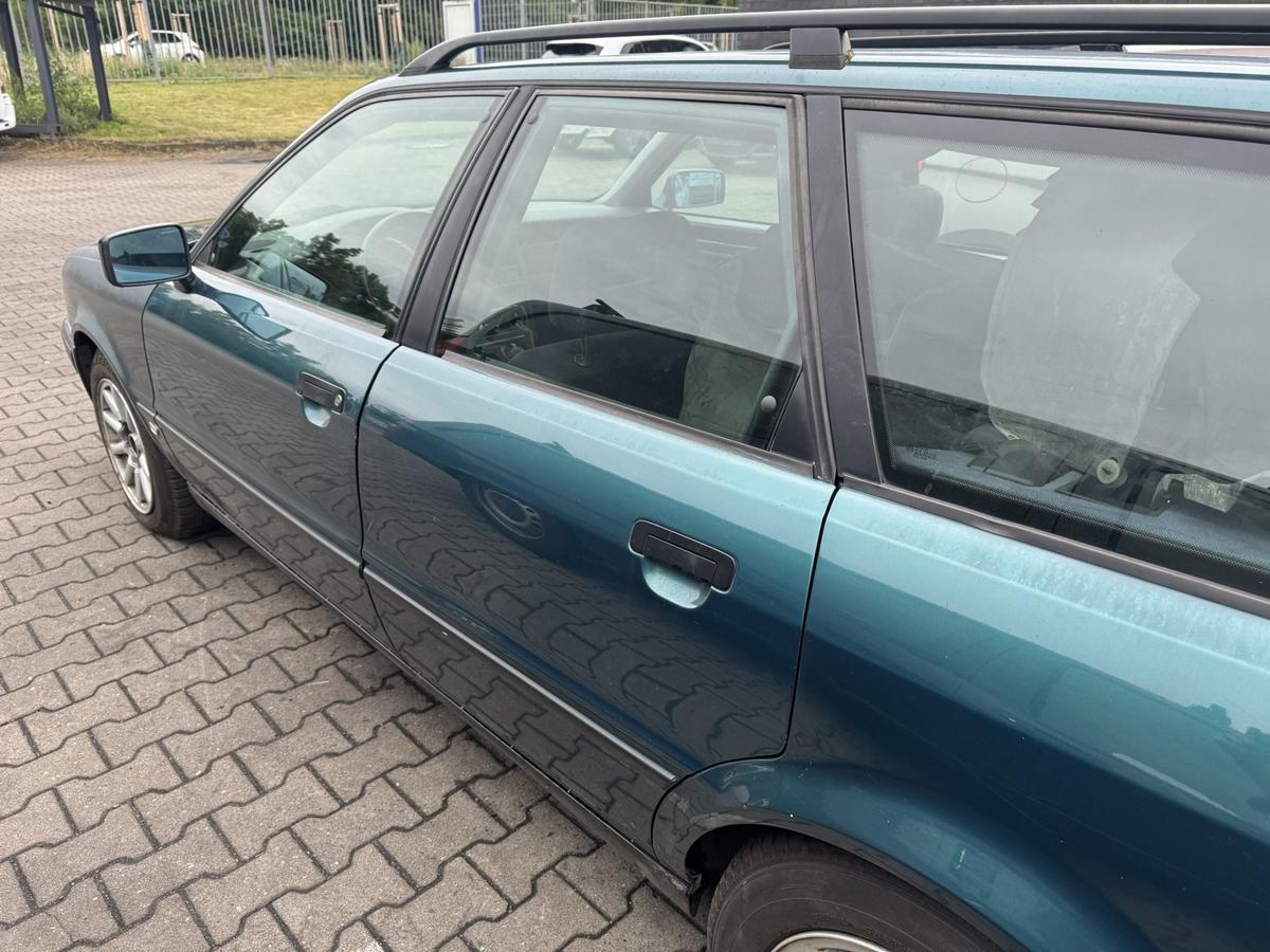 Audi 80B4 original T&uuml;r hinten links LZ6P Gomera Gr&uuml;nmet. Kombi Avant Bj.1993